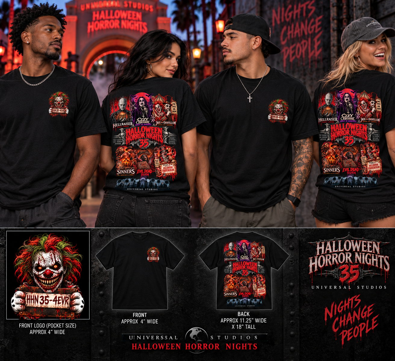 HHN 35-4EVR clown shirt